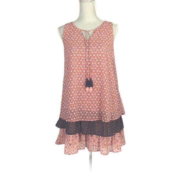 Xhilaration Sleeveless Tiered Dress Size S - Picture 2 of 4